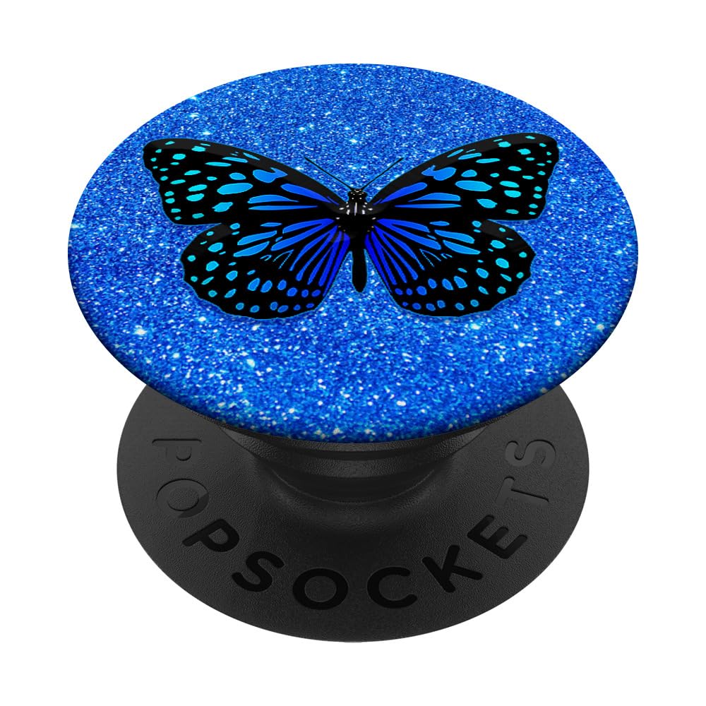 Blue Butterfly Blue PopSocket Blue Pop Socket Butterfly PopSockets Adhesive PopGrip
