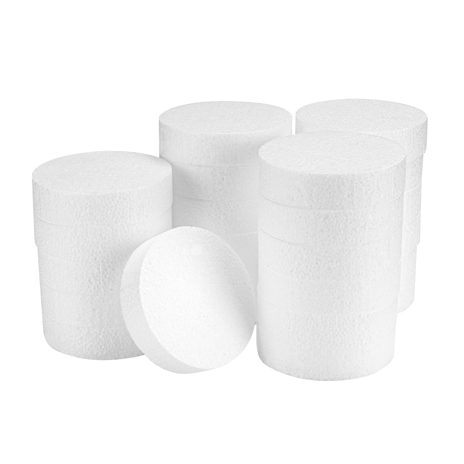 4 Inch 24-Pack Foam Circles for Crafts