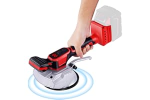 YJINGRUI Tile Vibration Leveling Machine, for Milwaukee 18V Max Battery, Cordless Tile Installation Tool, Tiler Vibrator Tool with 8 Speed, Suction Cup, Digital Display for Floor Tile Wall