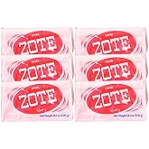 Pink Zote Large 6 pack (14.1 oz) Hand wash Soap 400g