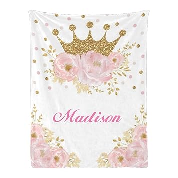 kids blanket with name