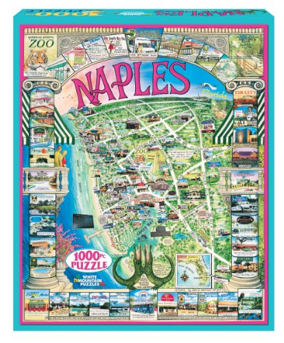 White Mountain Puzzles Naples Florida - 1000 Piece Jigsaw Puzzle