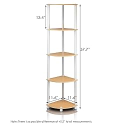 Furinno Turn-N-Tube 5 Tier Corner Display Rack