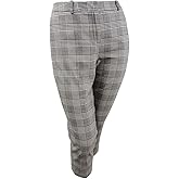 TAHARI ASL Women's Plaid Skinny-Leg Pants