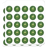 Rick and Morty Pickle Rick Face 1" Planner Calendar Scrapbooking Crafting Clear Stickers