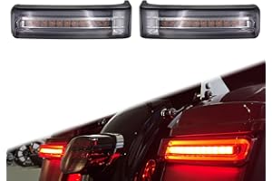 HCmotorku Motorcycle LED Saddlebag Light Tail Running Brake Turn Signal Lamp Fit for Harley Touring Street Electra Glide Road