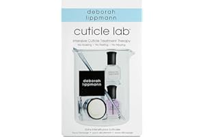 Deborah Lippmann Cuticle Lab | Cuticle Oil, Remover and Pusher with Repair Cream | No Soaking, No Peeling, No Nipping | 4-Piece Set