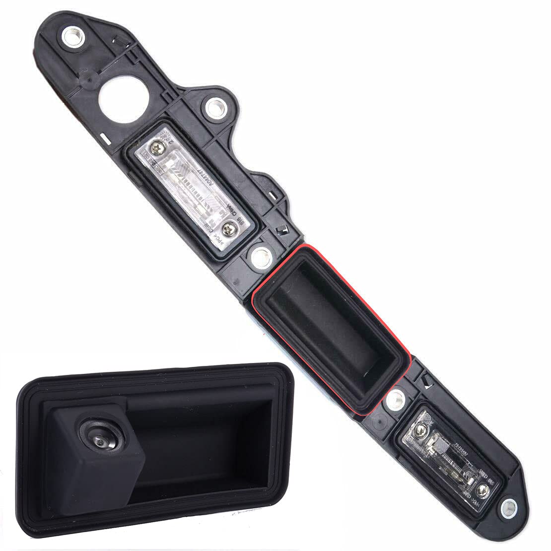 The New Kind Waterproof night vision HD reversing camera with trunk handle switch replacement for Golf Plus MK5 Jetta BJ III V Touran 1T GP 1T2 Passat 3C B6 (with long handle trunk)