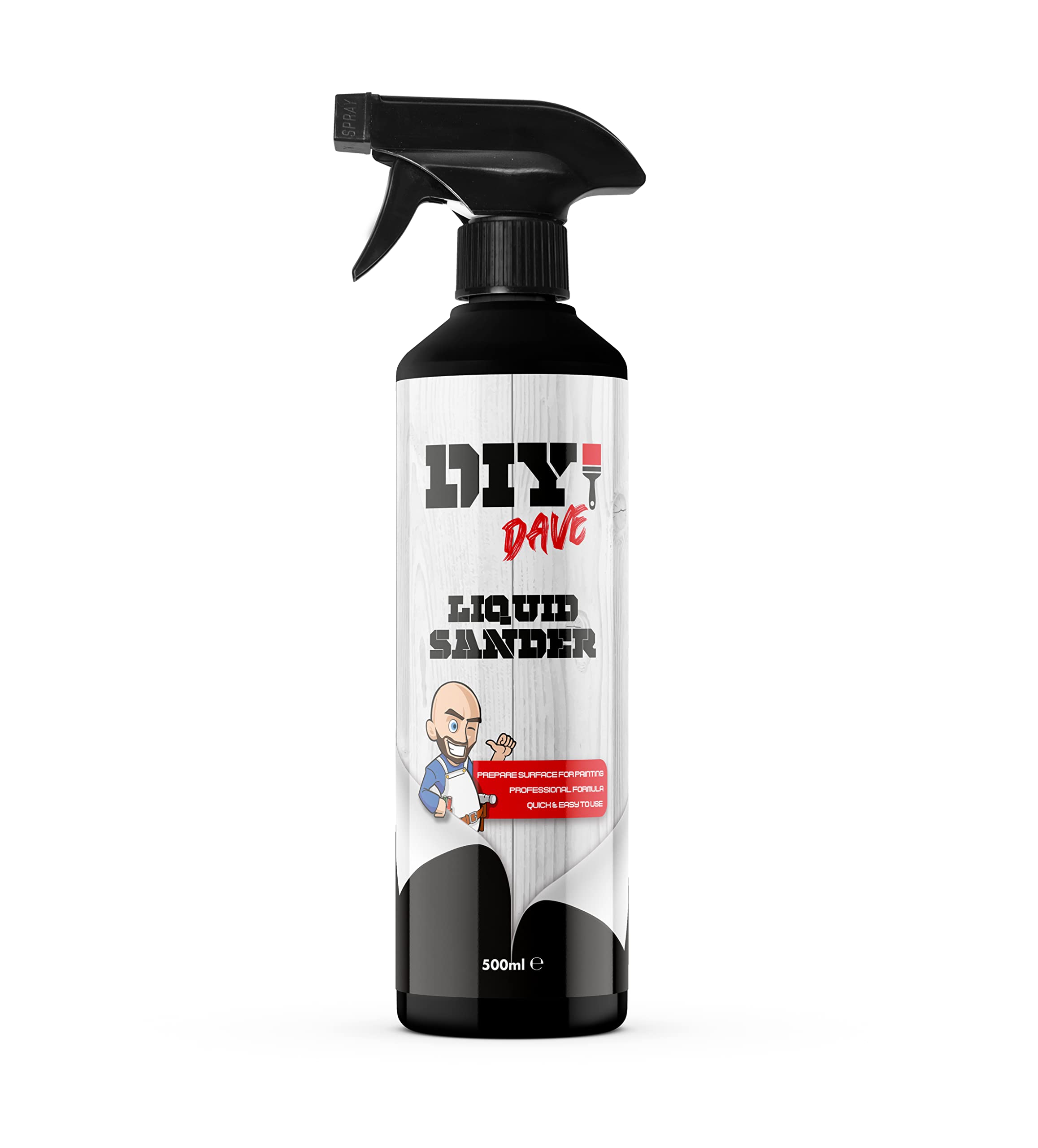 DIY Dave - Liquid Sander | Painting Without Sanding Surface Preparation, Heavy Duty Degreaser - 500ml