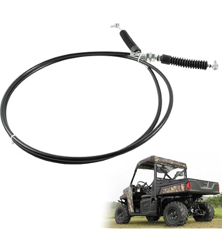 Shifter Cable 7081862 For Polaris RZR XP 1000 2014-2023 – 2 Seater, RealRay Brand, OE Replacement, Black Metal Finish