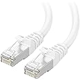 Cable Matters 10Gbps Snagless Shielded Cat 6A Ethernet Cable - 10ft, Cat 6A Cable, Cat6A Cord, Ethernet Cord, White