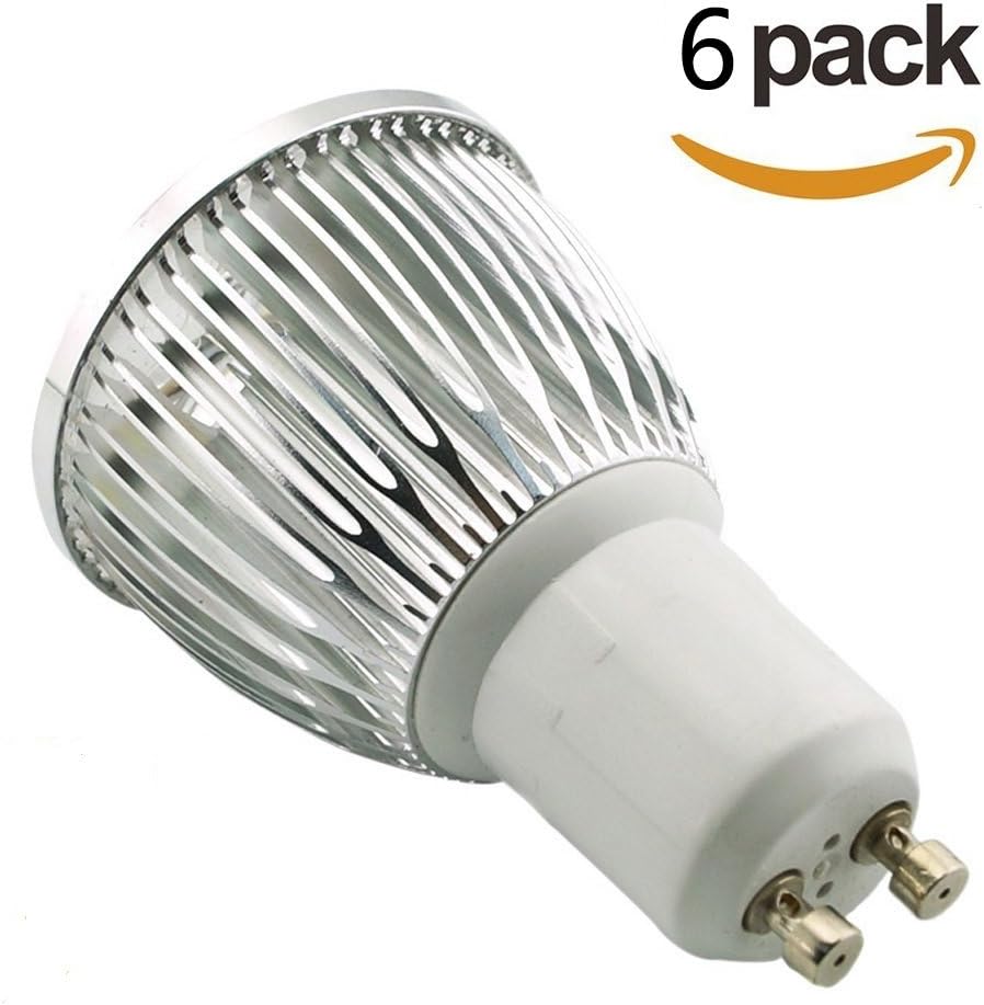 6Pcs x Ossun 6W Super Bright GU10 Spotlight LED Light Bulb,Day White