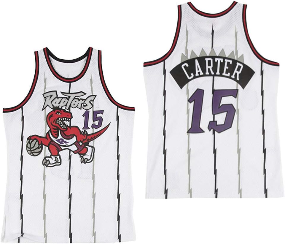 Toronto Raptors 15# Vince Carter 3D Printing Jersey, Mens Basketball Sport Jerseys, Men's Quick Drying T-Shirt Vests Tops Sleevless