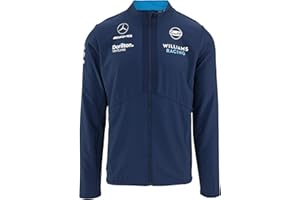 Umbro x Williams Racing Team Presentation Full Zip Men's Jacket, Peacoat/Diva Blue