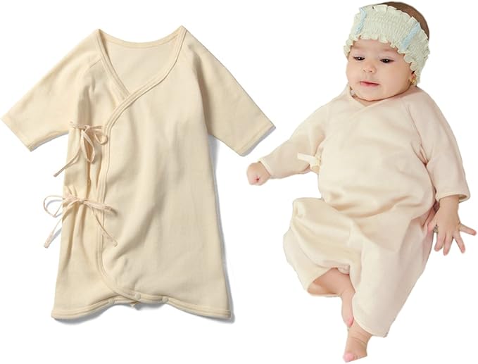 Amazon Sweet Mommy 日本製 オーガニックコットン100 やわらか ベビー コンビ肌着 股下スナップボタン ステッチリボン 天然素材 漂白剤不使用 通気性 吸水性 ベビー 新生児 ギフト 出産祝い ピンク 50 70 肌着 ベビー マタニティ 通販