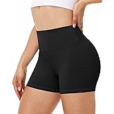 Runhit Women's Workout Biker Shorts - 3"/5"/8" High Waisted Tummy Control Spandex Booty Shorts for Volleyball Gym Yoga Dance