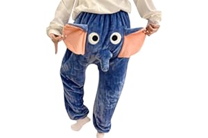 GENERIC Mens Pajama Pants,Funny Elephant Shorts,Cute and Novelty Womens Pajama Bottoms Couple Loose Home Casual Pajama Shorts