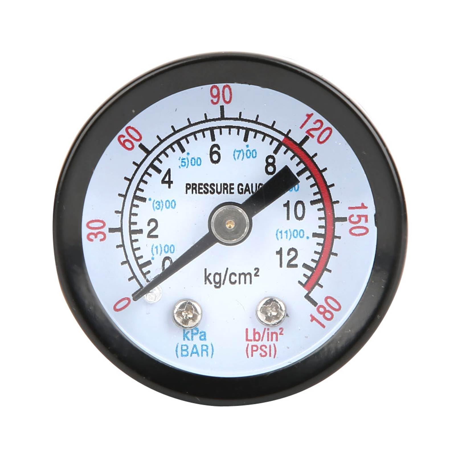 Pressure Gauge Air Compressor Pressure Gauge Y40 Iron Shell Instrument Pressure Measuring Meter for Screw Compressors Piston Compressors
