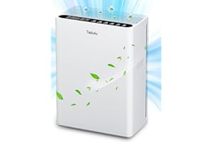 TAILULU Air Purifiers for Home Large Room up to 1740ft², CADR 400m³/h+, H13 HEPA Air Filter for Pets Hair, Pollen, Dander, Smoke, Smell, Sleep Mode, Auto Mode, Quiet Air Cleaner for Living Room, Bedroom, etc.