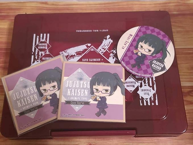 Amazon 呪術廻戦 アニメイトカフェ 禪院真希 セット アニカフェ 特典 コースター テイスティbox ミニ色紙 303 おもちゃ ホビー