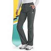 IGOLUMON Snow Ski Pants Womens Waterproof Fleece Lined Pants Winter Insulated Softshell for Hiking Snowboard Outdoor