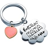 WSAORM Nana Keychain Nana Birthday Gift For Grandma Keychain Grandmother Gifts From Grandkids