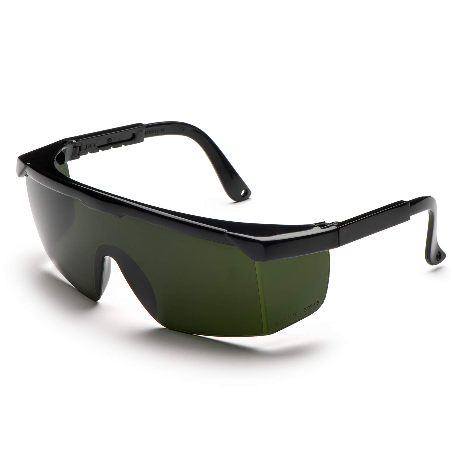 Univet 511.03.03.05 "No.511" Safety Goggles with IR5 Green Glass, Black