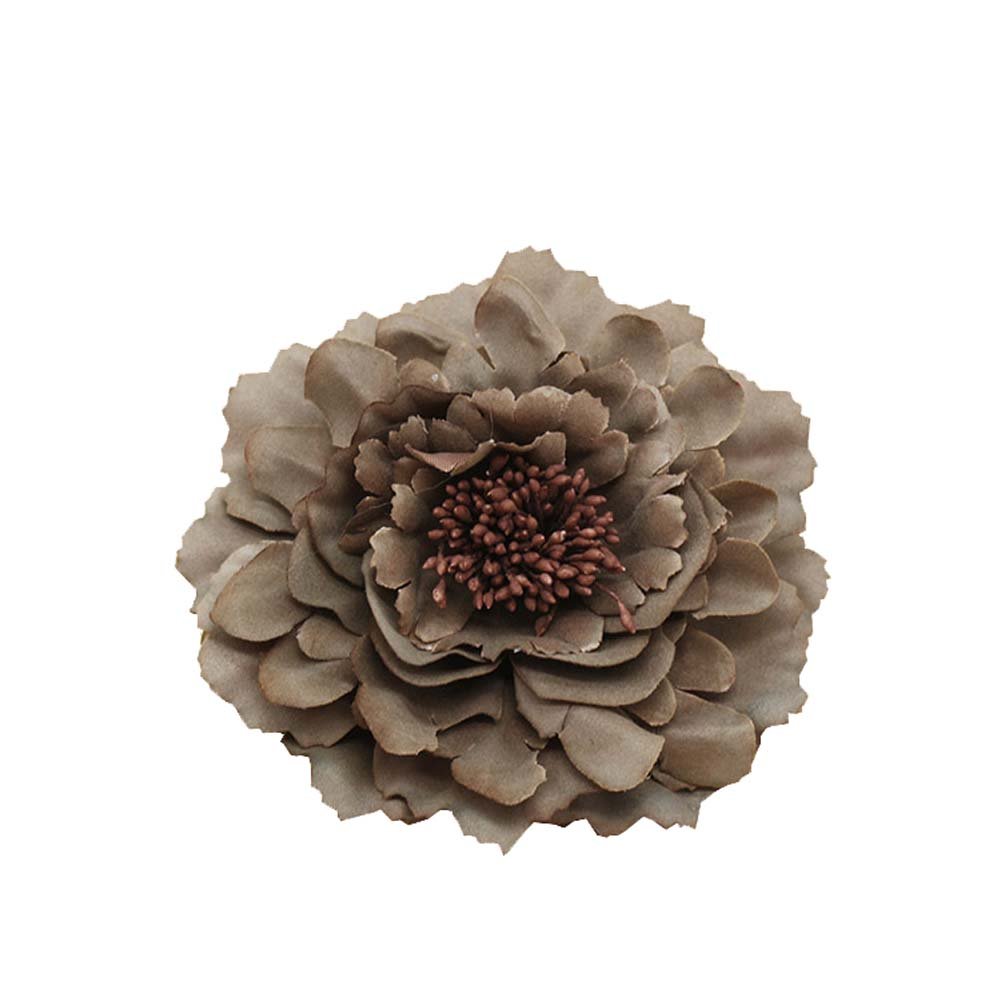 Amazon Com Kewl Fashion Women S Bohemia Peony Flowers Hairpin Hair Clip Flower Brooch Coffee 1 Beauty