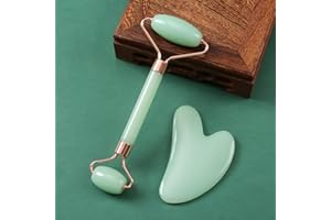 Face Facial Massager & Gua Sha, Facial Roller and Guasha Tool for Face, Skin Care Roller for Wrinkles and Lifting, Improve Pu
