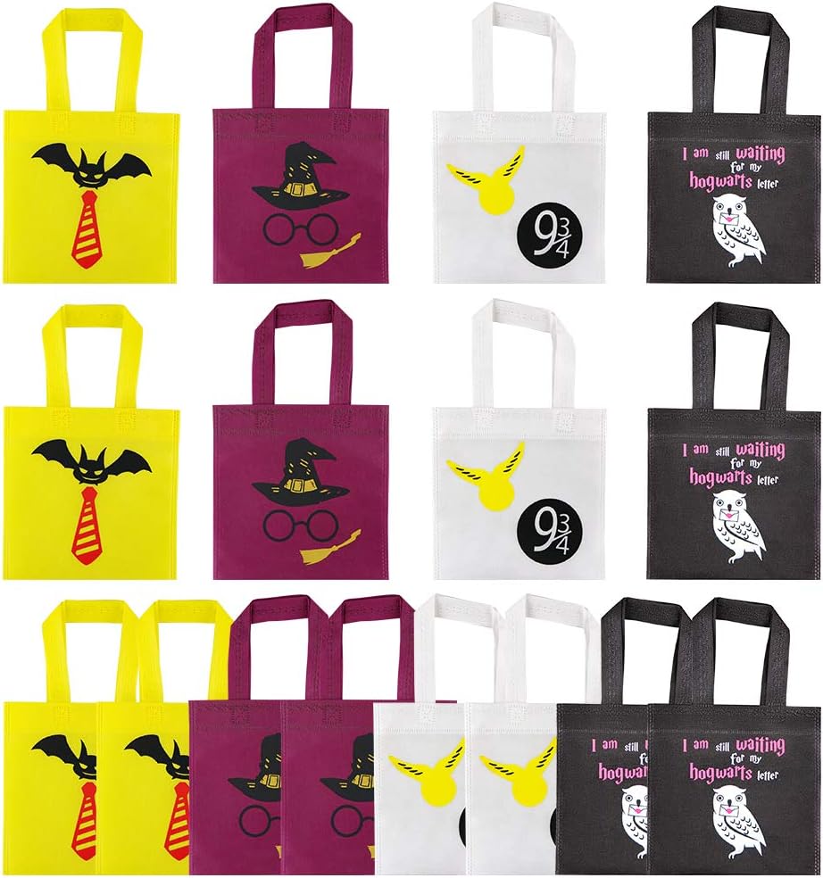 SER EDTY Platform 9 3/4 20-Pack Non-Woven Bags Candy Bags Party Bags for Party Decoration Reusable Gift Bags,Party Goodie Bags