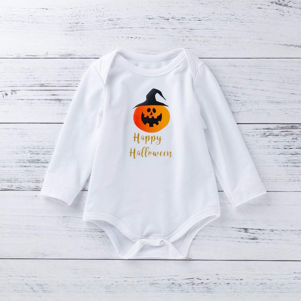 Brands Online Cheap Sale Topbigger 3pcs Newborn Baby Girl Romper Jumpsuit Bodysuit Pants Headband Hat Outfit Set Bodysuit Tops Halloween Pumpkin Jumpsuit Outfits Set 0 24months A Lot Of Surprises Www Fisherdentalcare Com