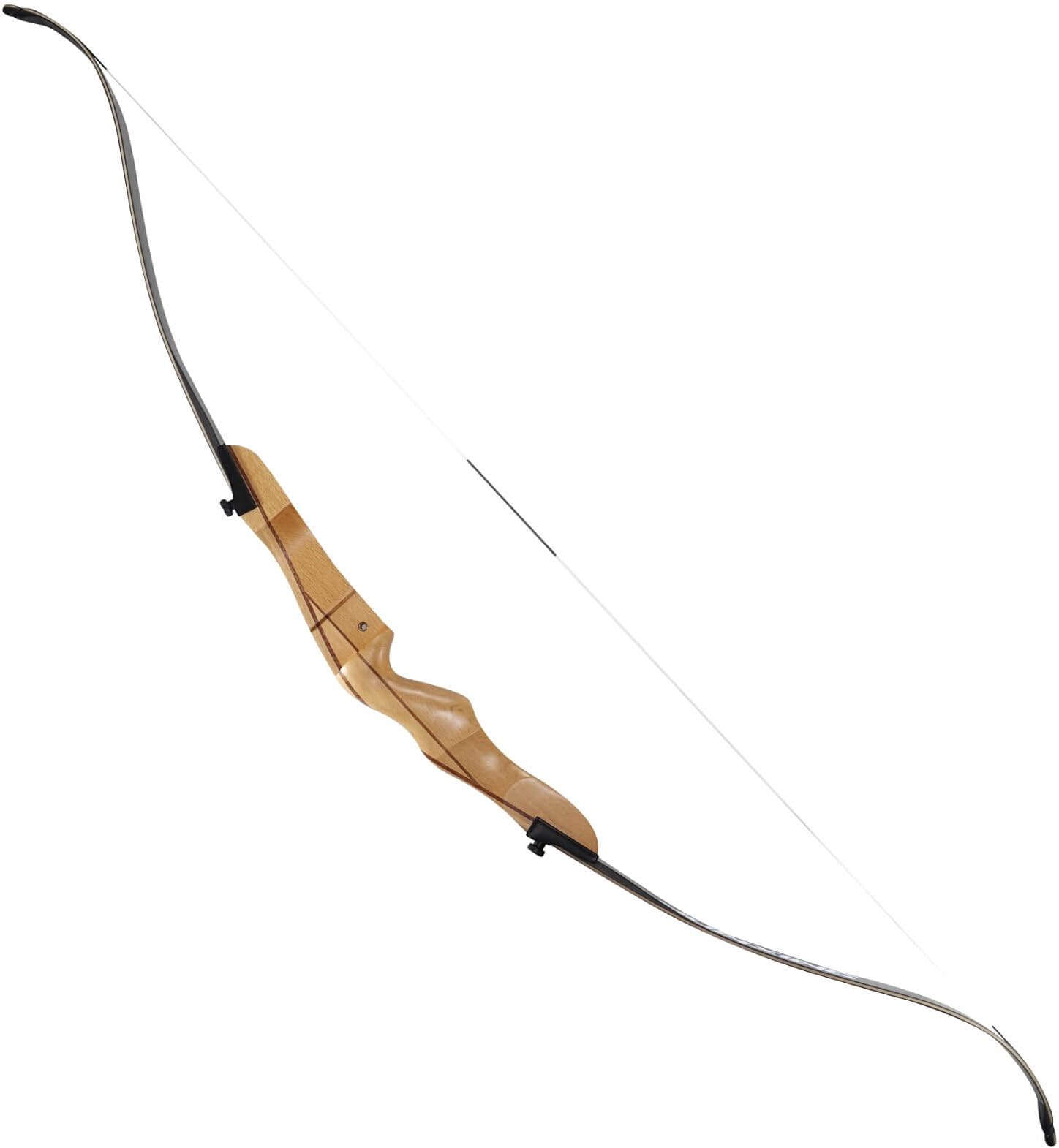 Mandarin Duck Windrunner 68" Take Down Wooden Recurve Bow Left Handed Hunting Archery