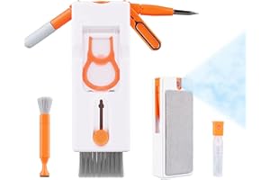 IFTHFOUR Laptop Keyboard Cleaner Kit, 11-in-1 Electronics Screen Cleaning Tool, Multi-Function Brush for Camera Lens/Phone/MacBook/Phone/iPad/PC/Airpods pro/Electronic