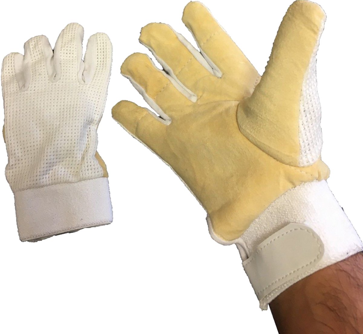 ND Sports Wicket Keeping Inner Gloves - Chamois Padded Cotton Cricket Inner Gloves, Unisex WK Gloves for Comfort & Performance