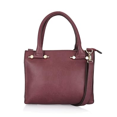 Caprese Womens Satchel (Grape Red)