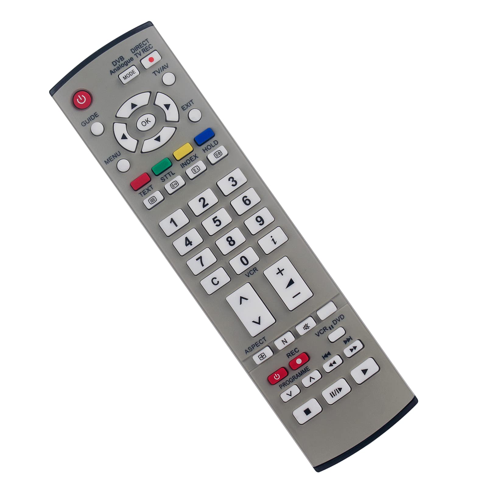 VINABTY EUR765109A Replacement Remote Control Compatible with Panasonic LCD TV sub UR7651050A PA-765109A remote control TH-42PA50E TH-37PA40E TH-42PA40E TX-32LXD60 TX-26LXD60 TX-23LXD60