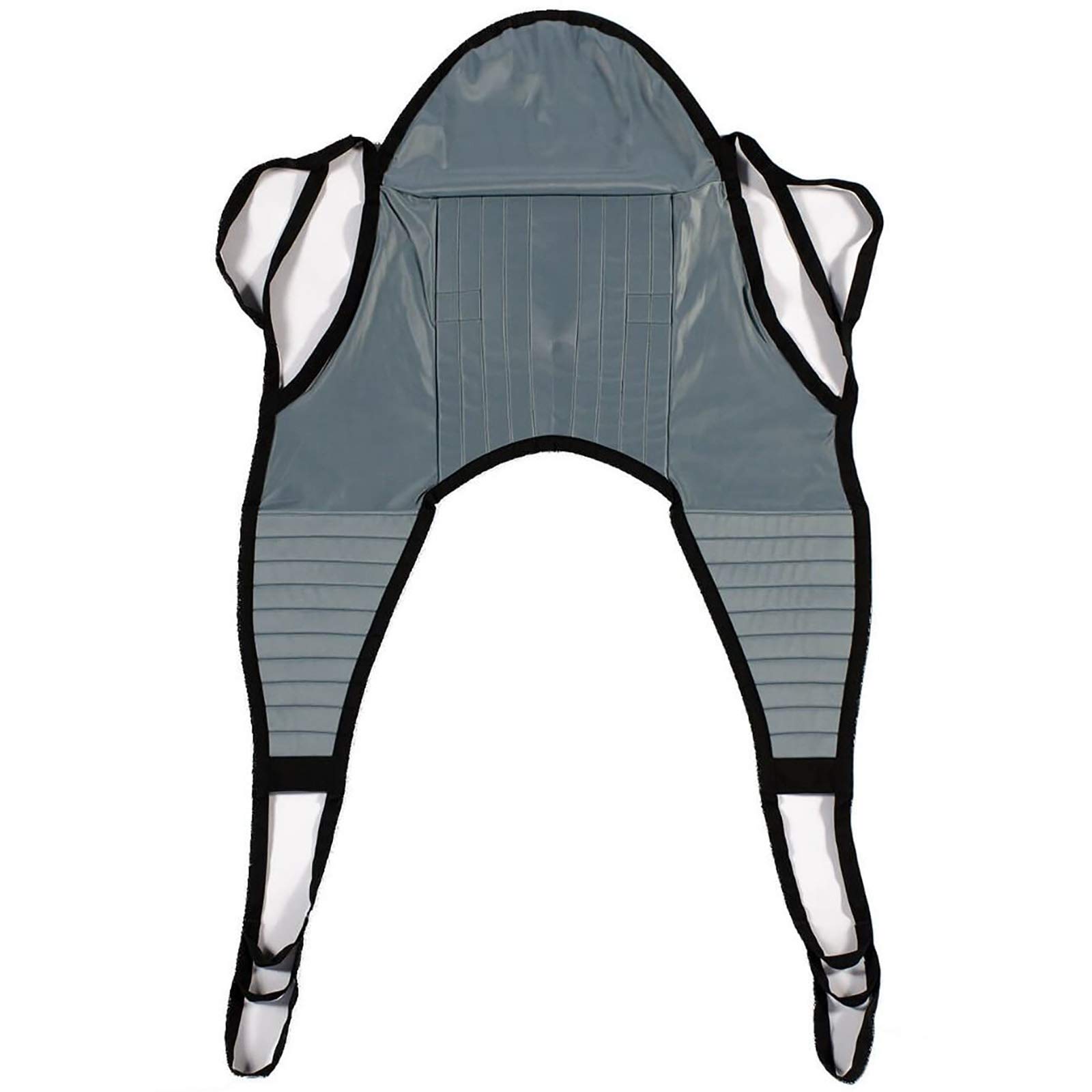 Patient Aid Padded U-Sling with Head Support, Universal Patient Lift Sling, Size Medium, 600lb Capacity