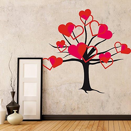 Love Tree With Heart Wall Decal Living Room Kids Room Bedroom Decoration Stickers Murals Removable Wall Sticker Mural Art Home Room Decro