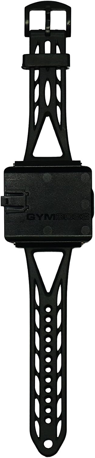 Gymboss Interval Timer and Stopwatch Watch Strap - BLACK (One Size Fits All), Silver or Grey