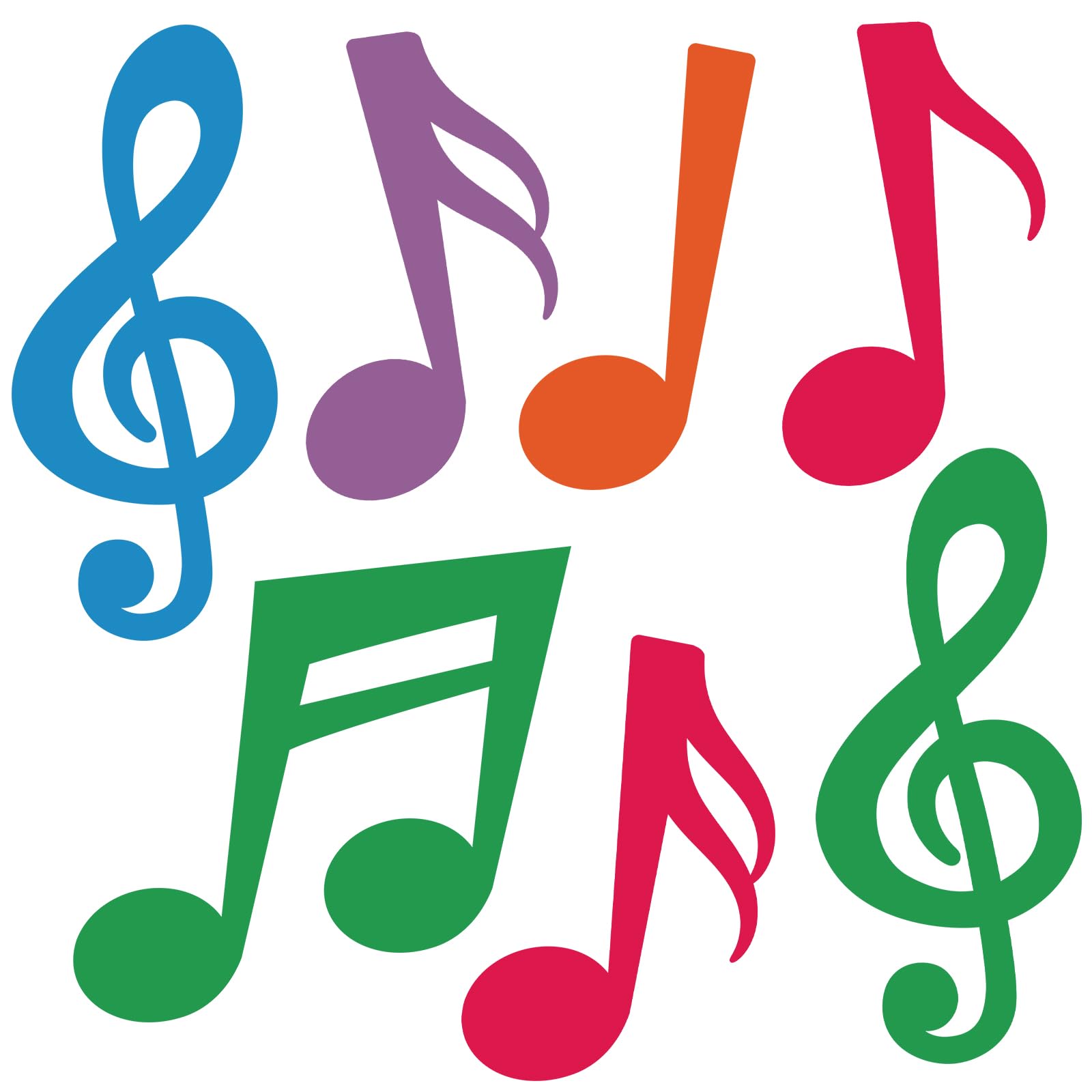 Photo 1 of Boao 40 Pcs Music Notes Cutouts Party Decorations Musical Notes Silhouette for Music Concert 50's Theme Birthday 2025 Party Baby Shower Back to School Bulletin Board Craft Wall Decor (Multicolor)