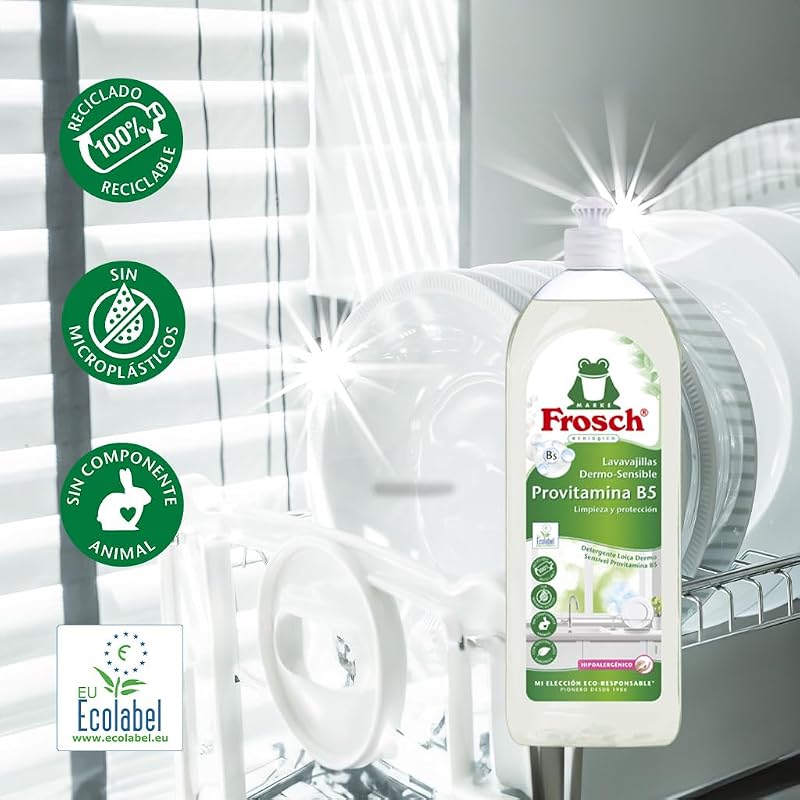 Lavavajillas Ecológico a Mano Líquido ProVitaminas B5-10x750 ml