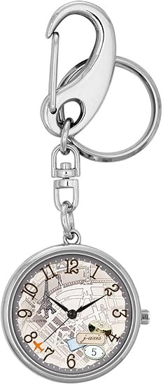Amazon Co Jp ジェイアクシス J Axis Map柄キーホルダーウォッチasp02 Be Asp02 Be 腕時計