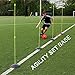 QuickPlay PRO 6.5lb Base Weights: Solid Rubber Agility Pole Base & Sports Weight (Set of 2) Agility Poles Sold Separately