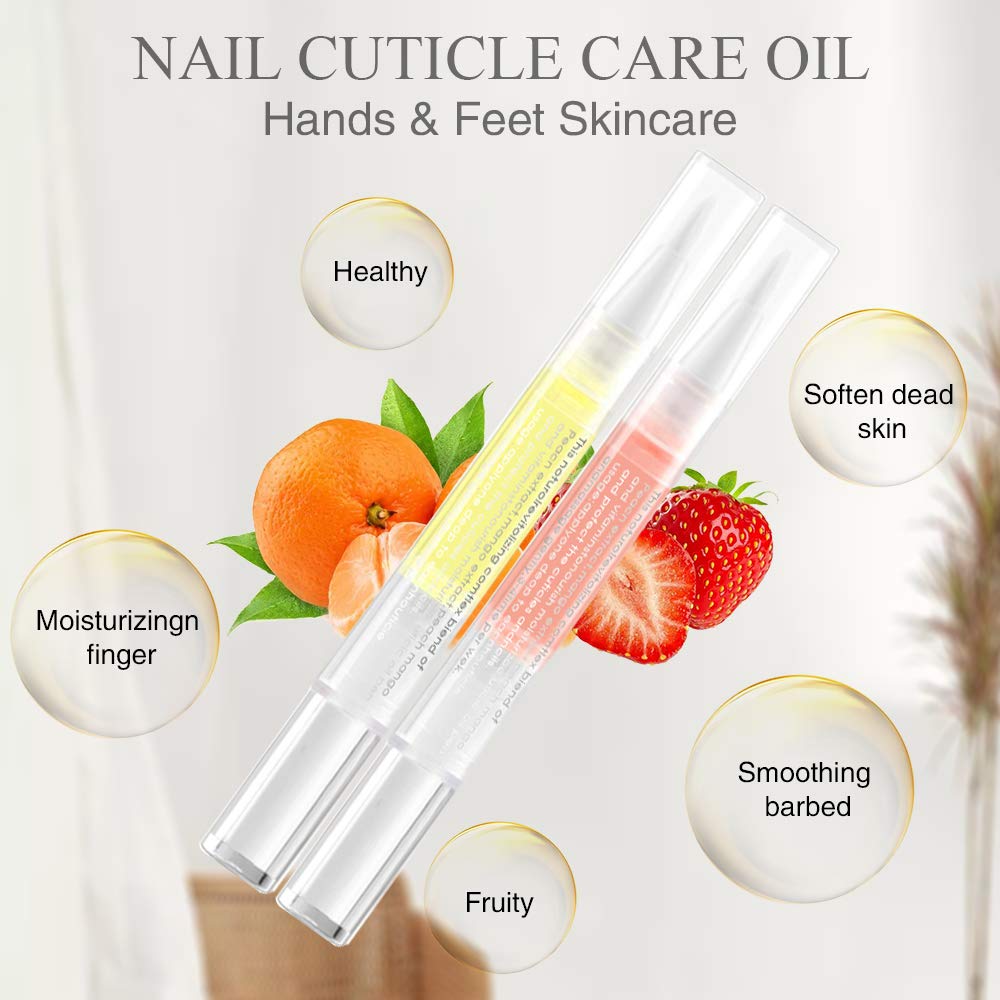 Nail Revitalizing Cuticle Oil Pen Gel Nail Cuticle Oil Nail Nourishment Polish With Vitamins Moisturized Nails Nail Polish Repair Pen For Beautiful Healthy Hands: Beauty