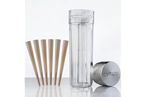 CYT PRIME DESIGN Cone Loader & Packer,Funnel Tool for King&Classic Size Cones,Pre Roll Machine with Aluminum Alloy Grinder