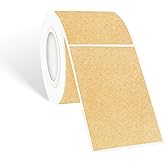 STARLIBOO Kraft Paper Rectangle Removable Moving Labels, 250 Labels, 2*3 Inch, Color-Coding Labels