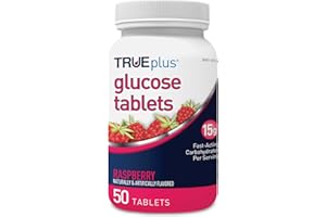 TRUEplus® Glucose Tablets, Raspberry Flavor - 50ct
