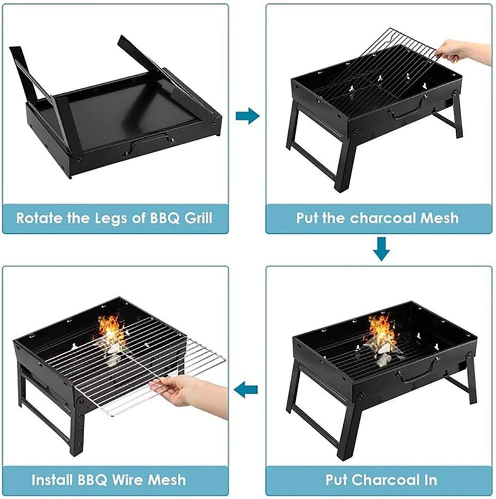 review XBR BBQ Portable Electric Grill Griddles Indoor Barbecue for Home Restaurant Equipment 1300W, Black