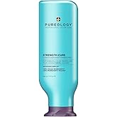Pureology Strength Cure Conditioner - For Damaged or Color-Treated Hair, Reduces Breakage, Strengthens & Softens, With Sulfate-Free Formula, Vegan