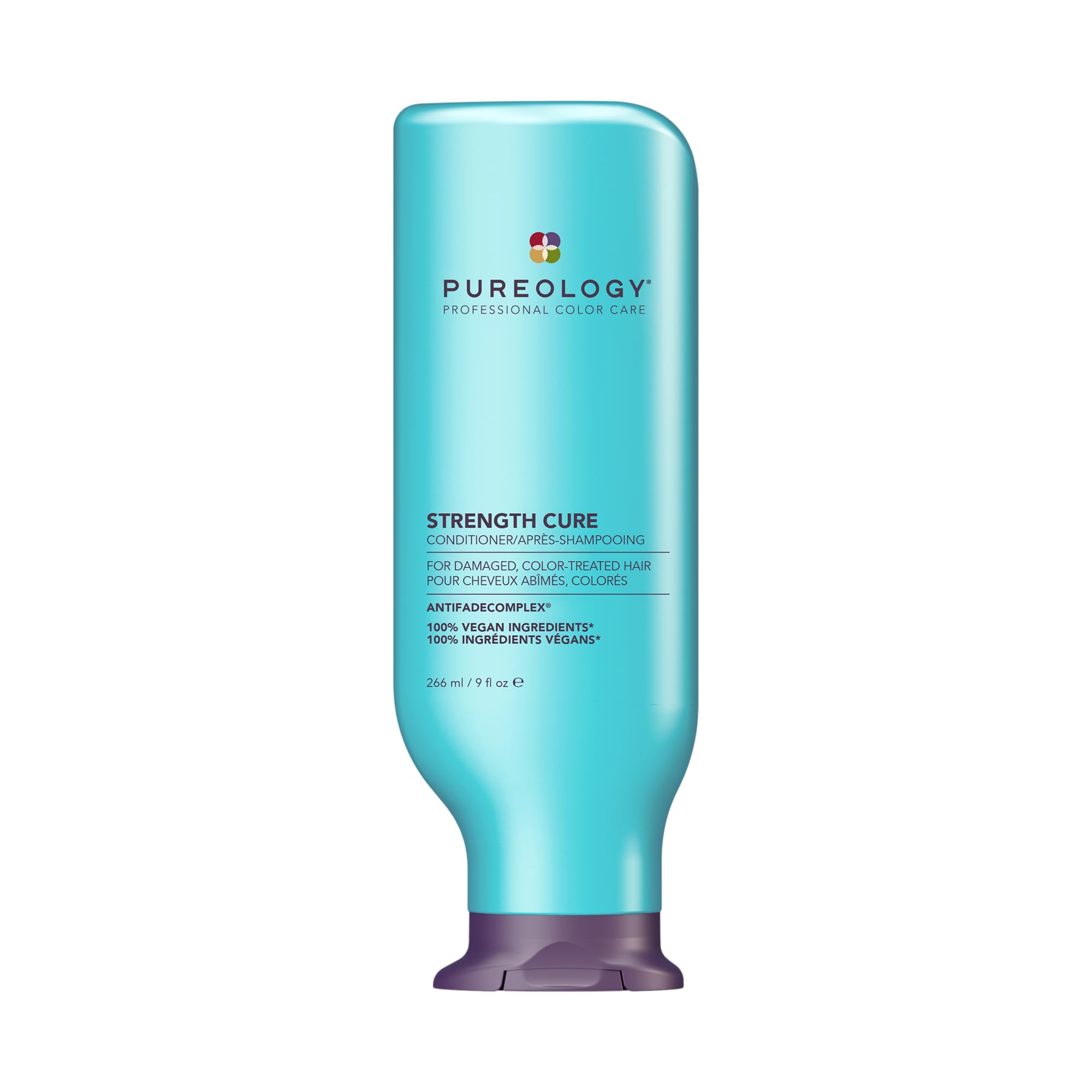 Pureology Strength Cure Strengthening Conditioner for Damaged, Colour-Treated Hair, Vegan, Sulphate-Free Formulas to Leave Hair Feeling Healthy & Nourished